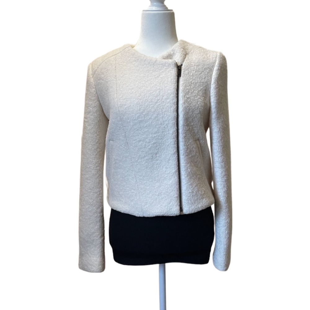 ☀️Banana Republic Cropped Wool Blend Moto Jacket☀️